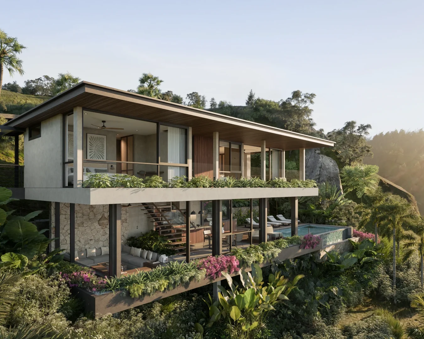 Frangipani Villa Type A - exterior side view_11zon